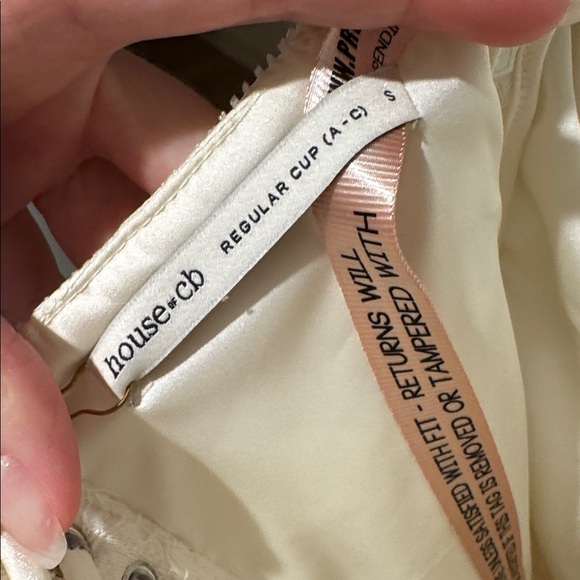 House of CB Solaine Ivory Lace Corset Maxi Dress - Picture 9 of 9